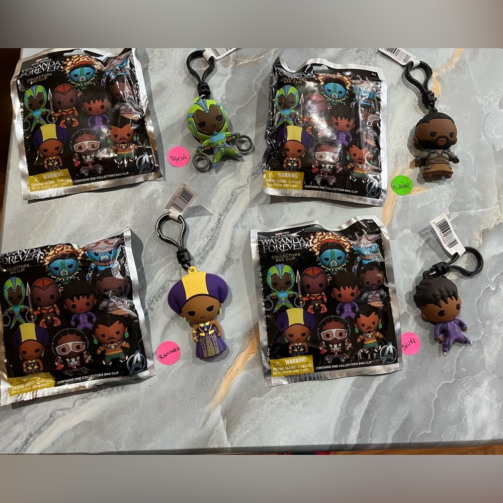 Wakanda Forever Collectors Bag Clips